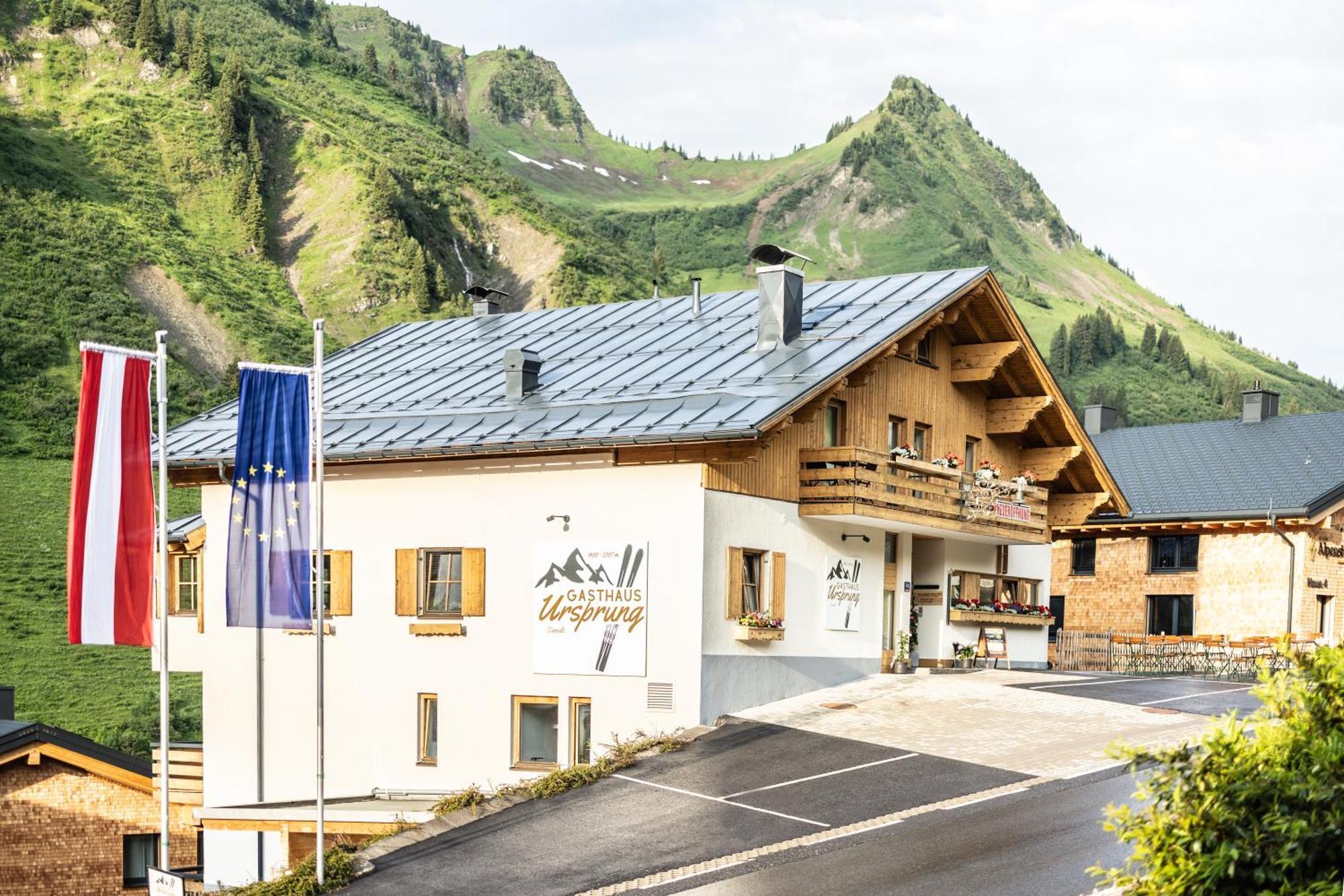 Gasthaus Ursprung Damuels Esterno foto