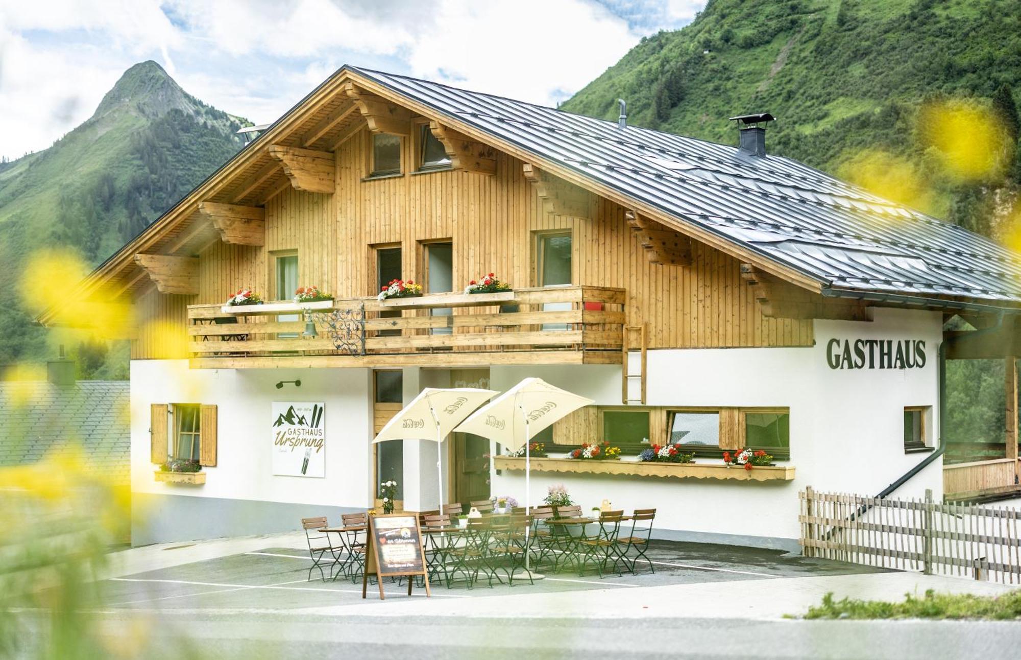 Gasthaus Ursprung Damuels Esterno foto